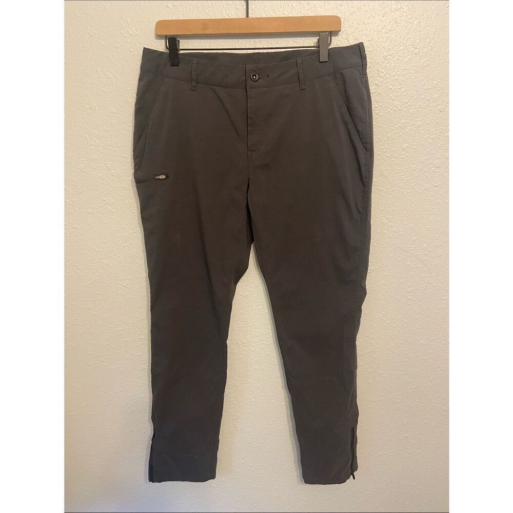 Marmot Charcoal Gray Waterproof Windproof PreCip Eco Pants Size 12